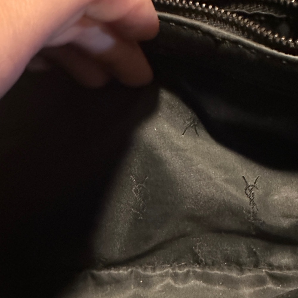 Black Quilted Shoulder Bag - Picture 7 of 8